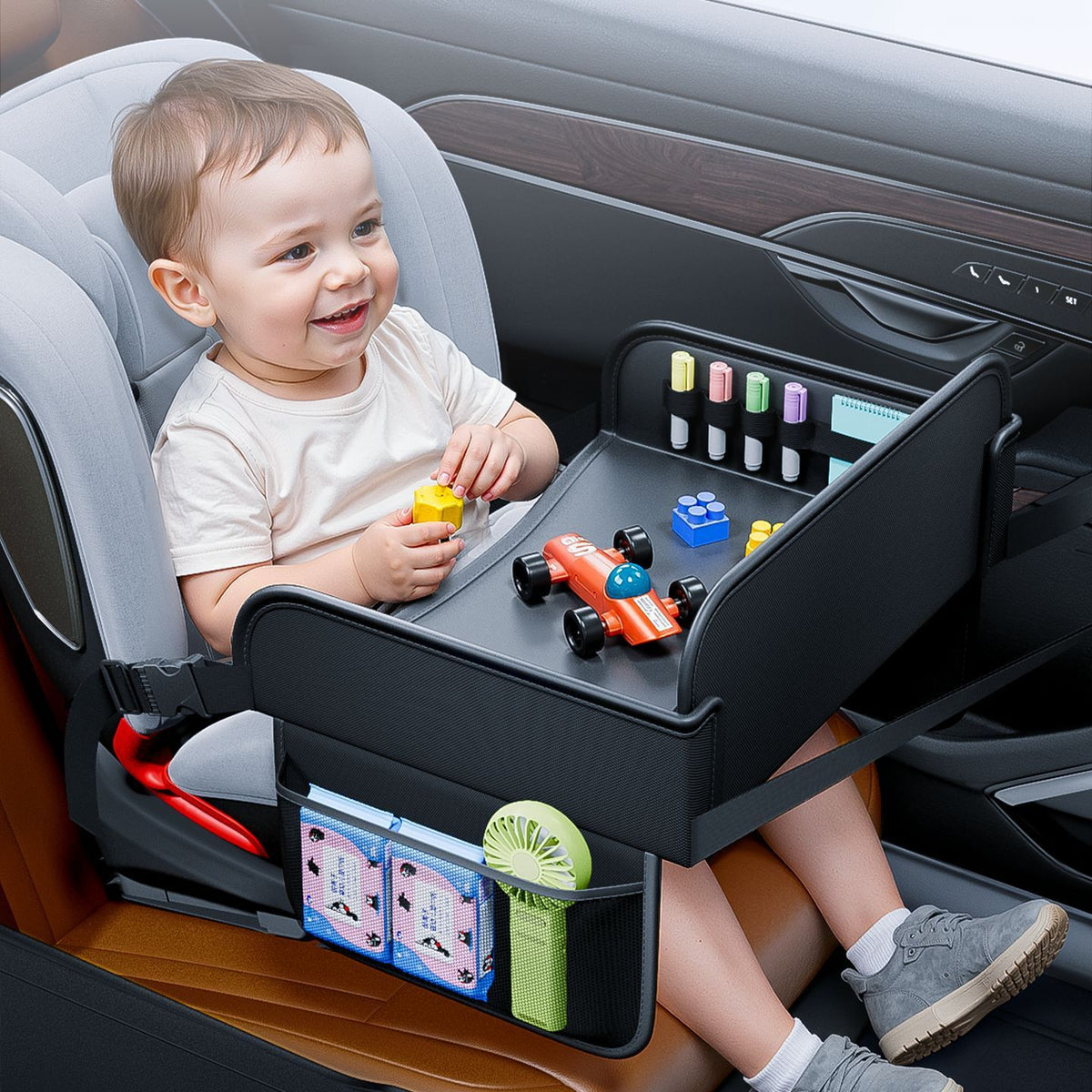 Kids Car Activity Tray – Play, Eat & Create On the Go
