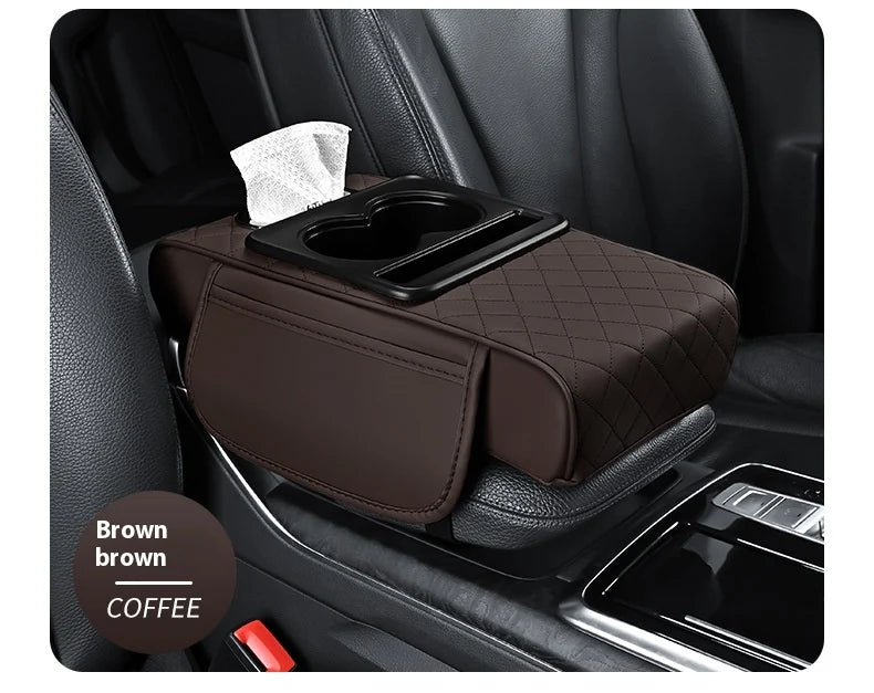CAR ARM REST ORGANIZER - 4 in 1