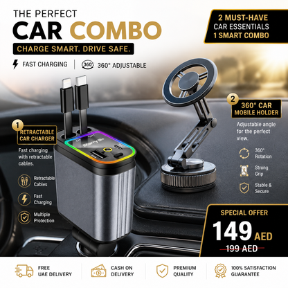 Premium Car Essentials Combo