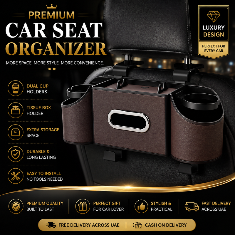 4 in 1 CAR REAR SEAT STORAGE ORGANIZER