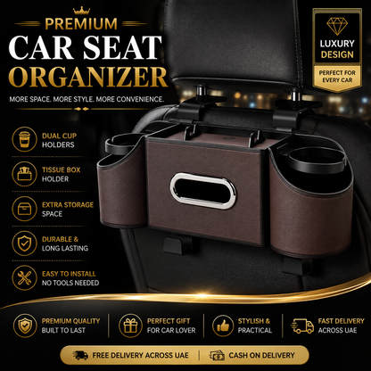 4 in 1 CAR REAR SEAT STORAGE ORGANIZER