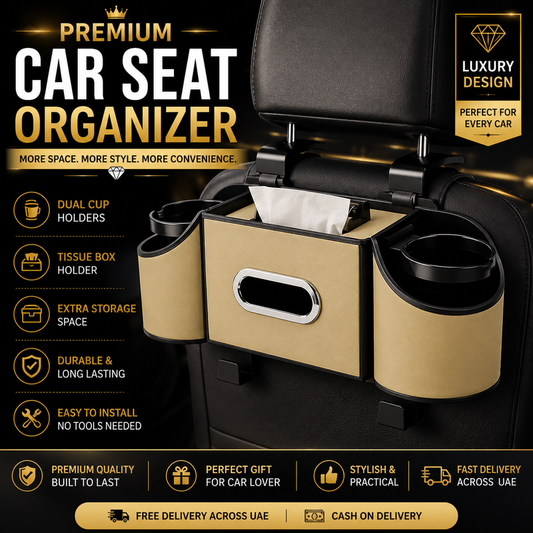 4 in 1 CAR REAR SEAT STORAGE ORGANIZER