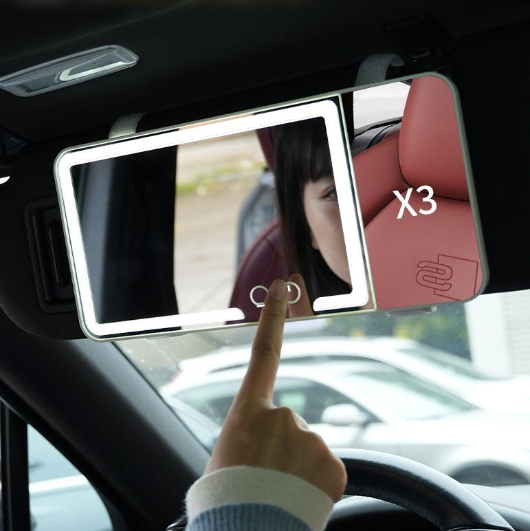 ✨ 3X LED Car Vanity Mirror