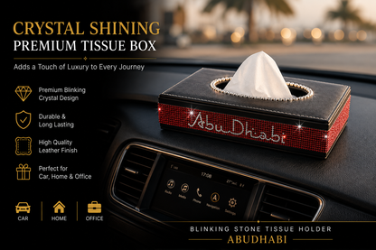 Crystal Shining Premium Tissue Box - AbuDhabi ✨