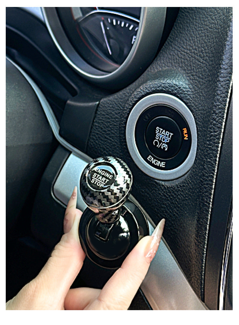🚗 Premium Car Start/Stop Button Cover