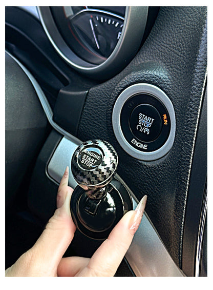 🚗 Premium Car Start/Stop Button Cover