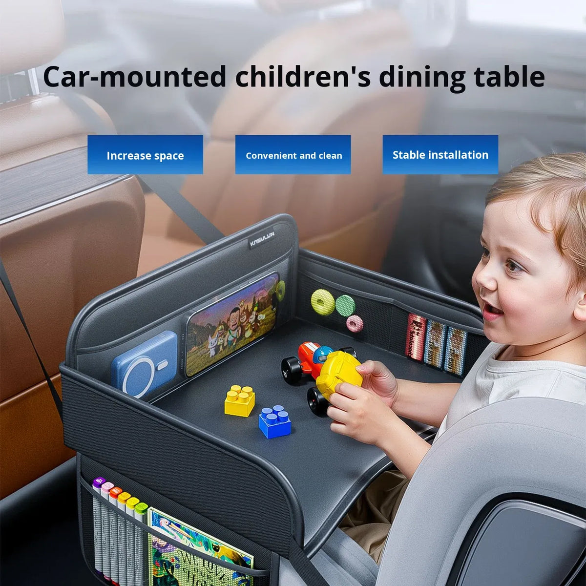 Kids Car Activity Tray – Play, Eat & Create On the Go
