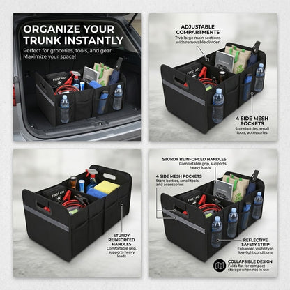 Premium Car Trunk Organizer – Keep Your Car Clean & Organized