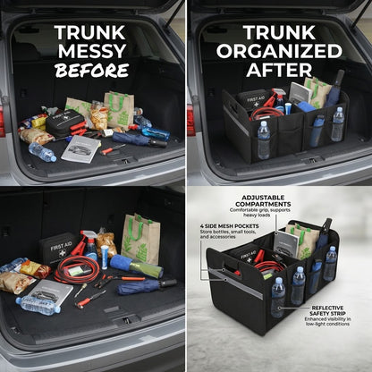 Premium Car Trunk Organizer – Keep Your Car Clean & Organized