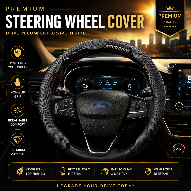Premium Universal Steering Wheel Cover